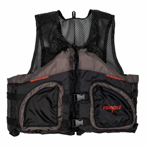 Rogers Men's Deluxe Mesh Top Life Jacket