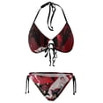 thumbnail image 7 of Halloween Hazbin Hotel Women Bikini Set Sexy Two Pieces Halter String Swimsuit Triangle Briefs Tie Side Bottom, 7 of 7