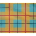 thumbnail image 4 of oneOone Cotton Flex Teal Blue Fabric Madras Check Diy Clothing Quilting Fabric Print Fabric By Yard 40 Inch Wide, 4 of 4