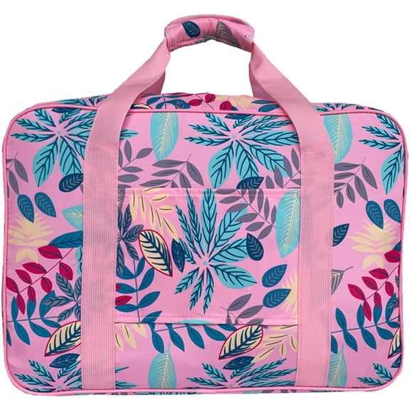 Wiywef Sewing Machine Carrying Case Universal Sewing Machine Tote Bag with Front Pocket Portable Storage Bag for Sewing Machine and Accessories