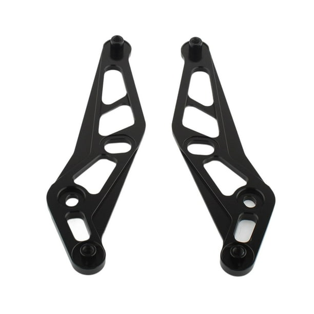 2 piezas de paréntesis ajustables de parabrisas fácil de instalar, reemplazo práctico de accesorios de alto rendimiento de alto rendimiento premium Negro