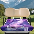 thumbnail image 3 of Uourmeti Golf Cart Seat Covers, Compatible with Golf Carts, Suitable for Club Car Breathable, Moonlight Dolphin Design, 3 of 8