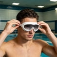 thumbnail image 4 of Agiferg Swim Goggles,Clear Vision Swimming Goggles,Adult Swim Goggles Leakproof Wide View,No Hair Pulling Pool Goggles,Large-frame Swimming Goggles Transparent Waterproof Unisex Lenses, 4 of 6