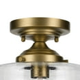 thumbnail image 6 of 44033NBR Kichler Lighting Winslow - 1 light Semi-Flush Mount - 10.5 inches tall by 8.5 inches wide-Natural Brass Finish, 6 of 7