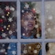 thumbnail image 2 of Pegatinas decorativas despegables y adhesivas con forma de copos de nieve de invierno plateados para el hogar y la oficina, 2 of 4