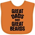 thumbnail image 3 of Inktastic Great Dads Have Great Beards Boys Baby Bib, 3 of 4
