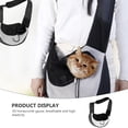 thumbnail image 2 of LULULION 1Pc Black Pet Foldable Carrier with High Elasticity Mesh and Comfortable Padding, 2 of 8
