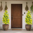 thumbnail image 1 of Imitación de flor de aliento de niño, tapón de tierra de plástico amarillo, decoración exterior de 50 cm, impermeable y resistente al sol, para jardín y patio.,Vsgery, 1 of 9