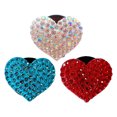 thumbnail image 1 of Clip de aromaterapia para salida de aire de coche con diamantes de imitación, corazón, salida de aire para coche, clip de perfume, decoración, 1 of 5