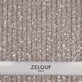 thumbnail image 4 of Zelouf Textured Knit W/ Sequins And Eyelash  , Sewing, DIY, Crafts Fabric by the Yard, Pewter, 3 Yard, 4 of 5
