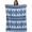 Blue, variant on Tan Boho Southwestern Blanket Soft Cozy Warm Throw Blanket for Couch, Plush Fuzzy Flannel Blankets for Sofa, Vintage Ethnic Tribes Zigzag Tile Bed Blankets Lightweight Gifts for Women, 40"x50"