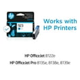 thumbnail image 4 of HP 923 Cyan Original Ink Cartridge, ~400 pages, 4K0T0LN, 4 of 6