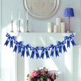 thumbnail image 5 of Dalrosia Bow Garlands Banner Decoration,Pre-Strung Satin Ribbon Ornaments for Birthday,Bachelorette Party,Bridal Shower,Wedding,Engagement,Baby Shower, Graduation Decor,Anniversary, 5 of 5