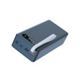 thumbnail image 1 of C12 Power Bank Shell Solderless Detachable DIY 12x18650 QC PD Portable Charger Case-Black Fast Charge,without Wireless Charging, 1 of 5