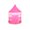 Pink, variant on weibbin 53x35in Large Pop Up Play Tent for Indoor Outdoor Washable with Lights Flags Pink