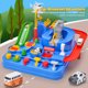 thumbnail image 3 of Juego educativo Montessori de coches de carreras para niños juego interactivo Tmvgtek de aventura mental pista de tren, 3 of 9
