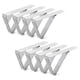 thumbnail image 2 of 12 Packs Picnic Table Clips Flexible Stainless Steel Table Cloth Cover Clamps Table Cloth Holders Ideal For Picnic, 2 of 4
