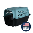 thumbnail image 3 of Petmate Fashion Vari Travel Plastic Dog Kennel Pet Carrier, 24" Small for Puppies Small Dogs or Cats 10-20 lb, Light Blue, 3 of 8