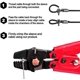 thumbnail image 3 of Alicates de engarzado, herramienta de engarzado manual de 0,1-2,2 mm², herramienta de engarzado para cortar cables, 3 of 4
