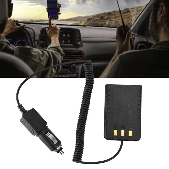 Car Mobile Battery , Safe Portable Long Lasting Car Battery Adapter Wear ABS For Ft4X For Talkie For FT 4X