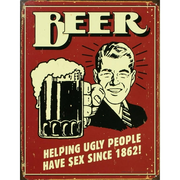 Beer Tin Sign  12x16 Sold by Art.Com
