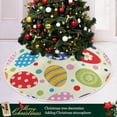 thumbnail image 6 of FMSHPON Easter Xmas Christmas Tree Skirt Stand Mat for Holiday Party Decoration Indoor Outdoor 48 inches, 6 of 6