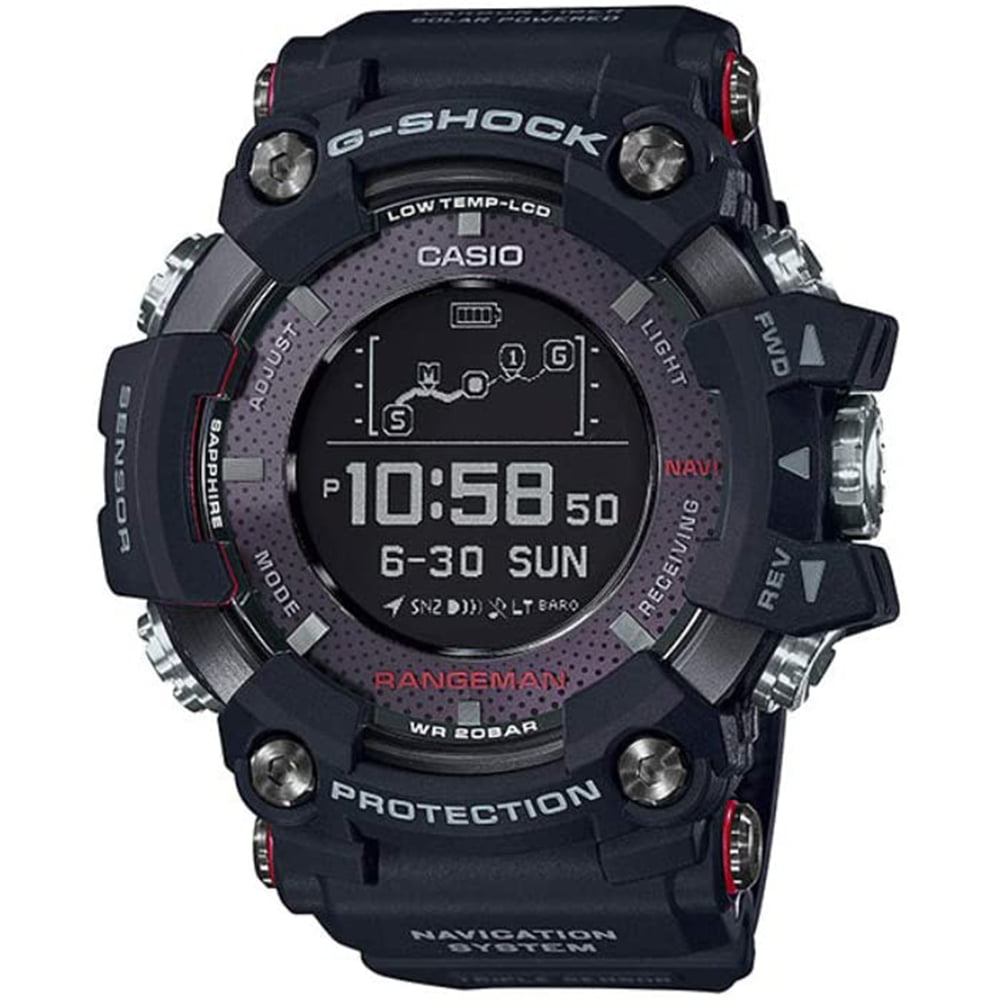 At bidrage billede ujævnheder Men's Casio G-Shock Rangeman Black Watch - Walmart.com