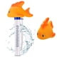 thumbnail image 1 of Termómetro flotante para piscina NQ dorado estilo pez, 1 of 5