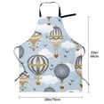 thumbnail image 6 of Goofa Balloon Vintage Printed Waterproof Apron 33" Chef Aprons for Men Heavy Duty Chemical Work Apron Adjustable Bib Apron, 6 of 9