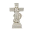 thumbnail image 2 of Solar Cross Garden Figurine Outdoor Memorial Statue For Cemetery Garden Decoration, Solar Powered Light-Up Religious Ornament, Memorial & Commemoration Gift, 2 of 7