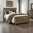 thumbnail image 3 of Bowery Hill Wood Mahogany Panel Bed Rectangular 64"W x 87"D Unassembled, 3 of 19