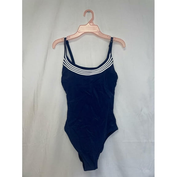 MSRP $128 Gottex Women's Socialite Round Neck One Piece Navy Size 6 NWOT