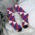 thumbnail image 7 of Women Colorful Crew Socks Flag Of The Philippines Novelty Fun Socks For Mens, 7 of 7