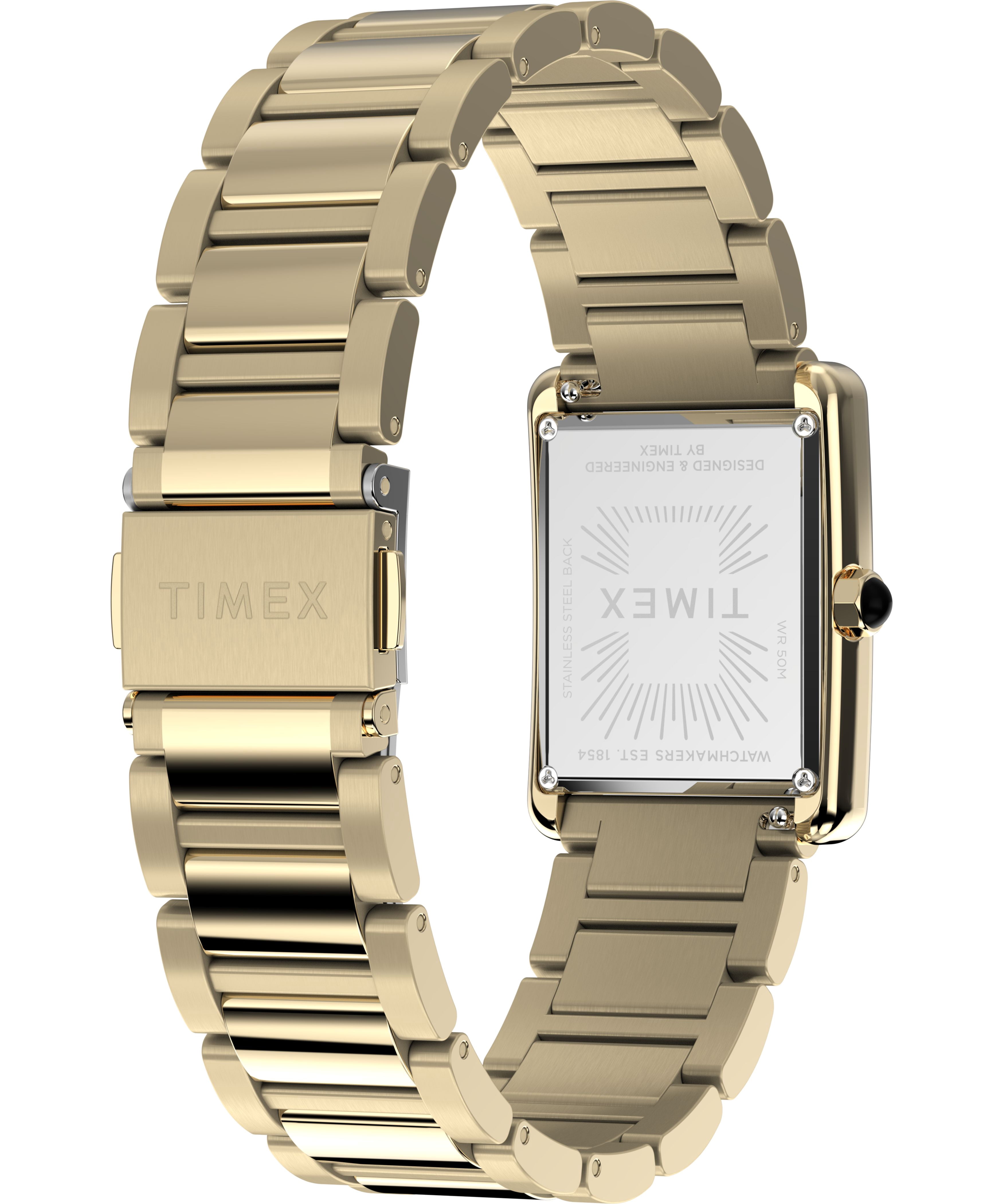 Timex Women's Hailey 24mm Watch - Gold-Tone Bracelet Cream Dial Gold-Tone Case