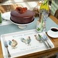 thumbnail image 4 of CounterArt "Countryside Roosters" 4-Pack Reversible Tabletop Placemats, 4 of 7