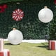 thumbnail image 5 of Bola de Navidad Inflable con Luz LED PVC Decorada (30cm) Blanca, 5 of 5