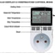 thumbnail image 2 of Digital Temperature Controller, Heating Cooling Thermostat Socket Lcd Temperature Controller, 230v For Greenhouse Farm Temperature Controlle-t - WK, 2 of 4