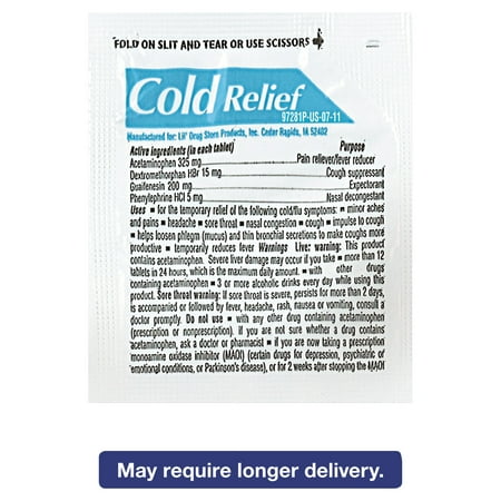 Lil' Drugstore Cold Relief, 30/Pack