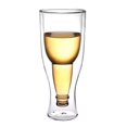 thumbnail image 2 of RisingPro Verre à Bière 3D Cristal Fun à l'Envers Double Couche Bar Maison, 2 of 4