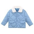 thumbnail image 4 of REDARER Kids Puffer Jacket, Lattice Quilted Short Coat with Warm Collar for Boys and Girls, Warm Loose Fit,Size:4-5 Years, 4 of 4