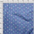 thumbnail image 3 of oneOone Cotton Flex Blue Fabric Owl Craft Projects Decor Fabric Printed By The Yard 40 Inch Wide-aB, 3 of 5