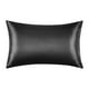 thumbnail image 1 of 1 funda de almohada de satén de seda para el hogar suave para el cabello y la piel funda de almohada CACAGOO Negro/20in * 54in, 1 of 6