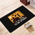 thumbnail image 3 of DouZhe Tis' The Season To Be Spooky Halloween Rugs Doormat, Non-Slip Machine Washable Carpets Floor Door Mat , 36" x 24", 3 of 6