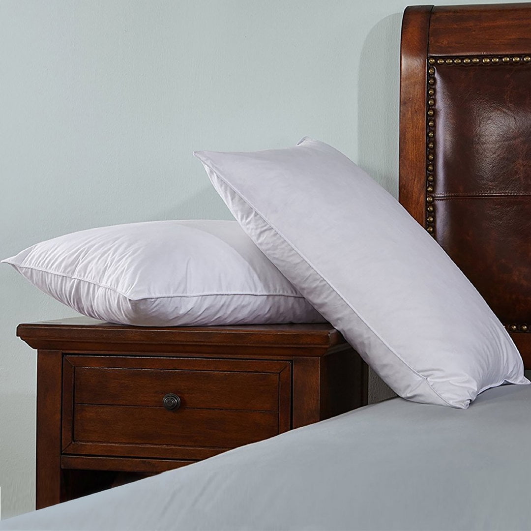 Feather and Down Pillows With Cotton Cover Set of 2 Walmart Canada