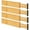 Bamboo-4Pack, variant on Bamboo Drawer Dividers Organizers, Kitchen Drawer Organizer, Drawer Cabinet Organizers, Dinnerware Serving Storage, Adjustable Drawer Divider for Clothes, Kitchen, Dresser, Bedroom, Bathroom & Office