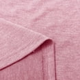 thumbnail image 5 of Duoif Shirts for Women Summer Casual Solid Color Short Sleeved V Neck T Shirt Womens Tops Casual Pink S, 5 of 9