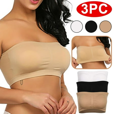 

3PCs Fashion Bra DoubleLayer Backing No Steel Ring Package Chest Pad