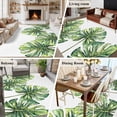 thumbnail image 6 of Monstera Area&nbsp;Rug 5x8ft Green Tropical Leaf Non-Slip&nbsp;Washable Square&nbsp;Rugs Soft Felt Indoor Floor Mat for Bedroom Kitchen Living Room Bathroom, 6 of 9