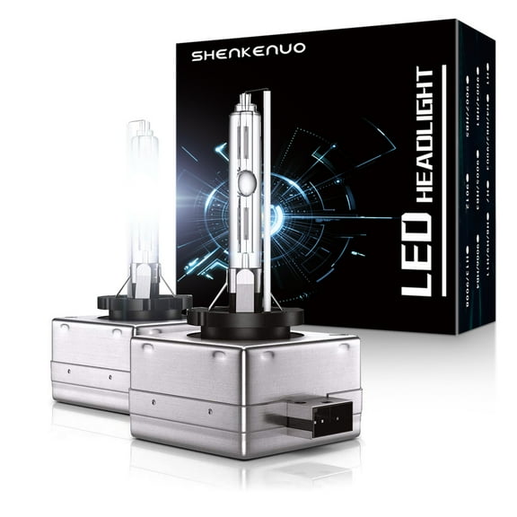 D1S Xenon HID Headlight Bulbs for Cadillac XLR 2004-2009 LED High and Low Beam 35W 6000K White,2pcs