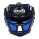 thumbnail image 4 of Casco de boxeo, protección para la frente y los oídos, parrilla facial extraíble, protección facial completa engrosada, cubierta facial para entrenamiento azul m, 4 of 8